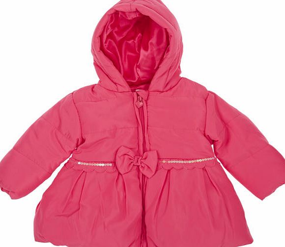 Billieblush Girls Billieblush Parka Jacket - Fuschia