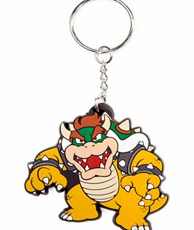 Bioworld Nintendo Rubber Keyring Super Mario Bros. Bowser 6 cm