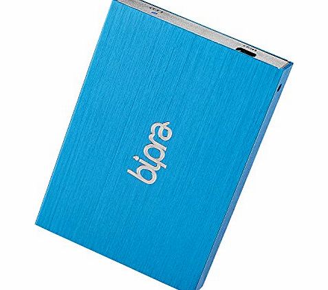 Bipra 500GB 2.5 inch USB 2.0 FAT32 Portable External Hard Drive - Blue