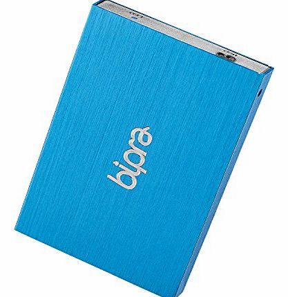 Bipra B:Drive 250GB USB 3.0 2.5 inch NTFS Portable External Hard Drive - Blue