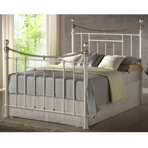 Bronte 5FT Kingsize Bedstead - Cream