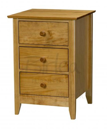 Birlea Cotswold 3 Drawer Bedside Table