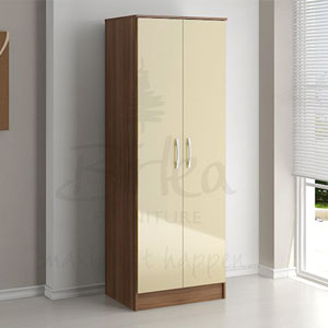 Lynx Cream 2 Door Wardrobe