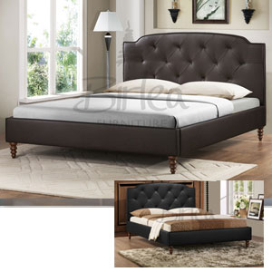 Manhattan 5FT Kingsize Leather Bedstead