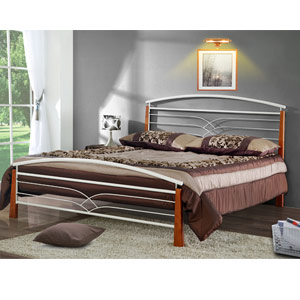 Meteor 4FT 6 Double Metal Bedstead