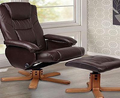 Nevada Swivel Chair Brown