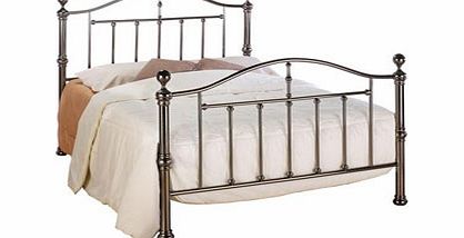 Victoria 4FT 6 Double Bedstead - Nickel