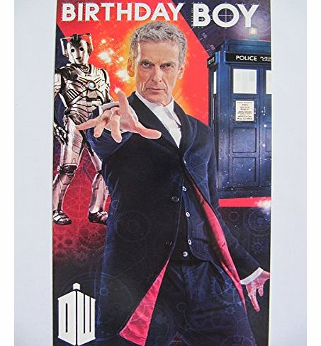 BRILLIANT COLOURFUL DOCTOR WHO & THE DALEKS BIRTHDAY BOY BIRTHDAY GREETING CARD