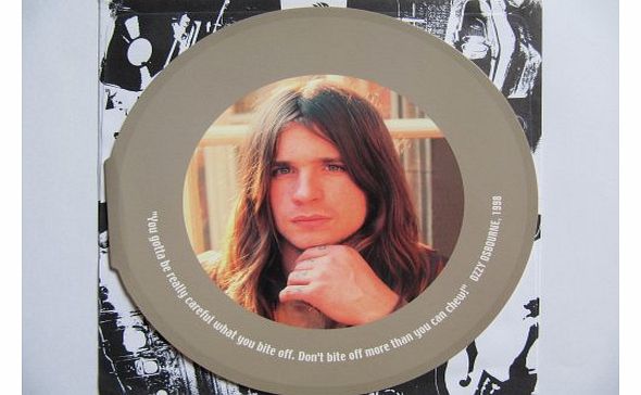 Birthday Cards General BRILLIANT COLOURFUL OZZY OSBOURNE 7`` VINYL RECORD DESIGNED BLANK BIRTHDAY GREETING CARD