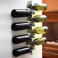 Black and Blum Flow 8 Bottle Wall Wine Rack