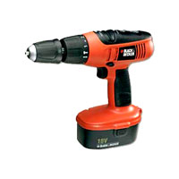 Black and Decker KC18HFK 18v Cordless Combi Hammer Drill   1 Battery