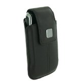 BLACKBERRY GENUINE BLACKBERRY JAVELIN 8900 CURVE BLACK LEATHER SWIVEL HOLSTER CASE WITH CLIP IN ORIGINAL RETAIL PACKAGING