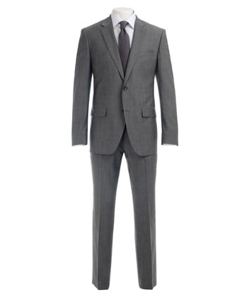 Mens Suit Blazer Taupe Plain