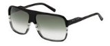 Marc Jacobs MJ 216/S Sunglasses TJM (ZW) NERO BIANC 61/13 Medium