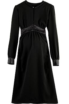 Carmen silk blend maternity dress