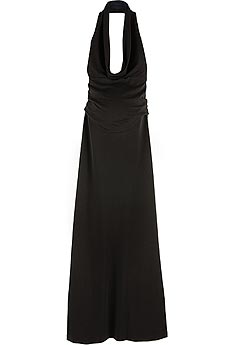 Chantal jersey halter maternity dress