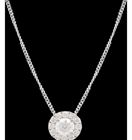 Blossom Cut 18ct Gold 0.35ct Blossom Diamond Pendant