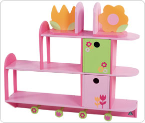 Blossom Farm Bookshelves - Pink