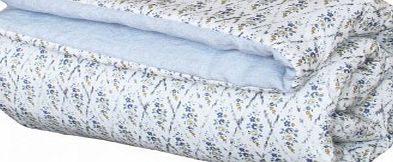 Blossom Paris Liberty Blue Mustard 65 x 95cm Quilt `One size