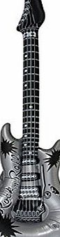 Blue Banana Inflatable Guitar (Silver) by Blue Banana