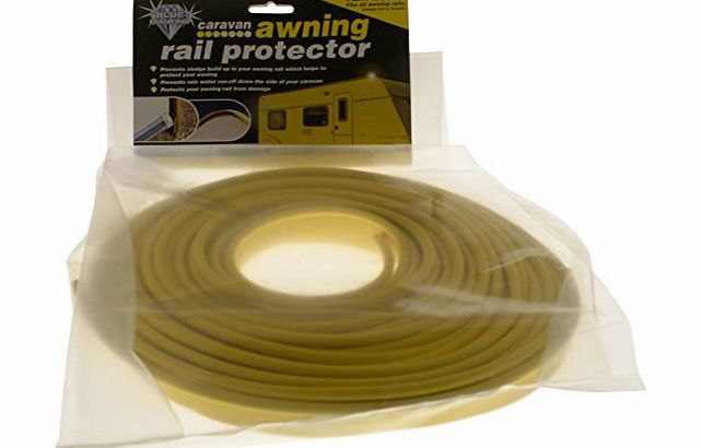 Blue Diamond Caravan Awning Rail Protector - Yellow