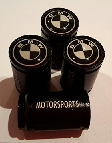 (2) black and white top large black motorsport car Tyre Valve cap DustCap M3 M6 X5 Gran Turismo