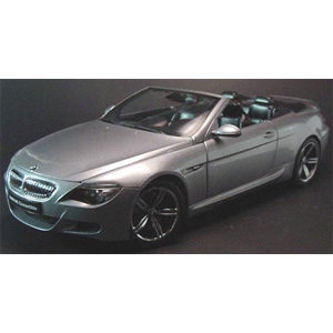 bmw M6 Convertible 2006 - Silver 1:18