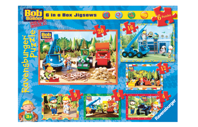 Bob the Builder 6 in a Box Puzzles