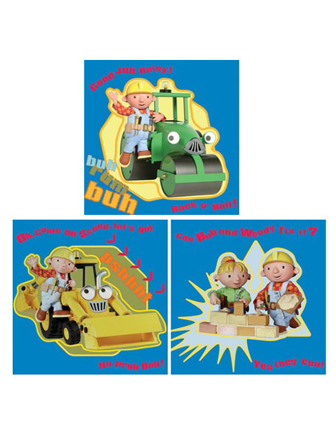 Bob the Builder Art Squares - 3 large squares