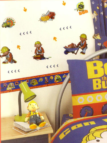 Bob the Builder Wall Stickers Stikarounds 48 pieces