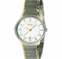 Boccia Ladies Titanium Two Tone Bracelet Watch