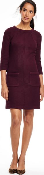 Boden, 1669[^]35146372 Abigail Jacquard Tunic Work Dress Dark Burgundy