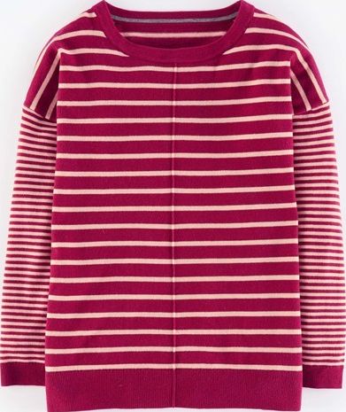 Boden, 1669[^]35198860 Alexa Jumper Damson/Old Pink Stripe Boden,