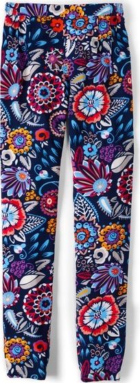 Boden Alexa Trouser Navy Marrakech Print Boden, Navy