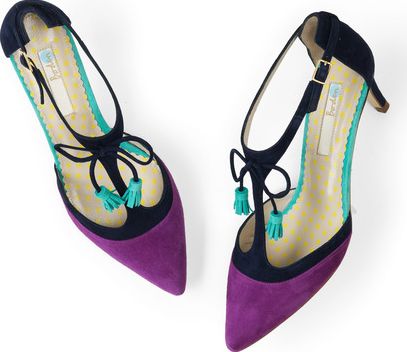 Boden, 1669[^]34876680 Alice Mid Heels Purple Boden, Purple 34876680