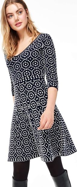 Boden, 1669[^]35214287 Annabel Party Dress Navy Boden, Navy 35214287