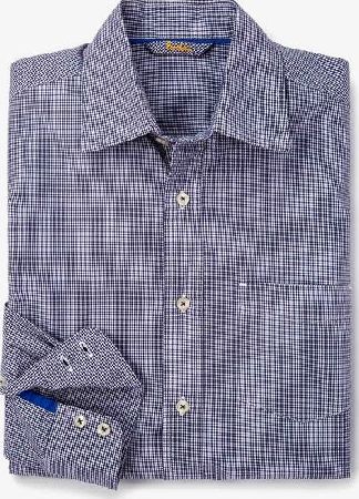 Boden, 1669[^]34989293 Architect Shirt Navy Micro Gingham Boden, Navy