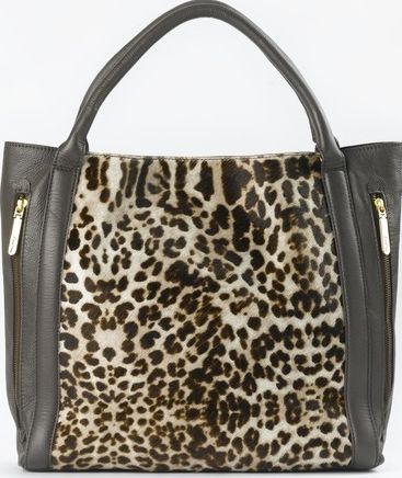 Boden, 1669[^]35030253 Berkeley Zip Bag Grey/Snow Leopard Pony Boden,