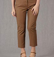 Boden Bistro Crop Trouser, Mole 33000019