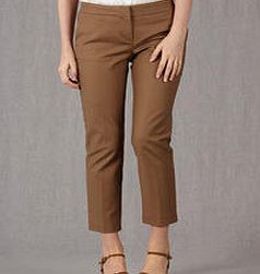 Boden Bistro Crop Trouser, Mole 33000142