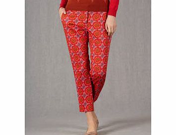 Boden Bistro Crop Trouser, Pink Tile 33383464