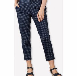 Boden Bistro Crop Trouser, Red,Summer Floral,Navy Chic