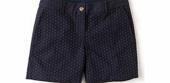 Bistro Short, Navy Broderie,Navy