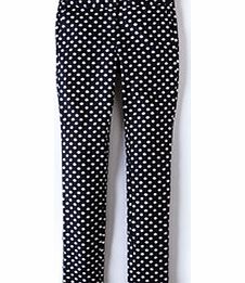 Boden Bistro Trouser, Navy Star Spot,Lipstick,Onyx