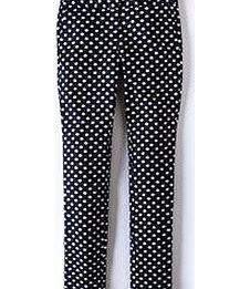 Boden Bistro Trouser, Navy Star Spot,Ruby,Onyx