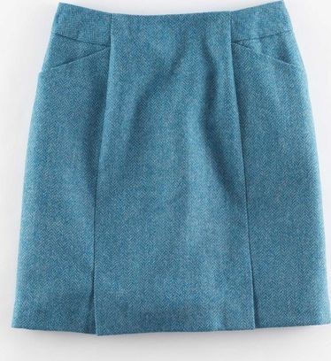 Boden, 1669[^]35083724 British Tweed Mini Blue Herringbone Boden, Blue