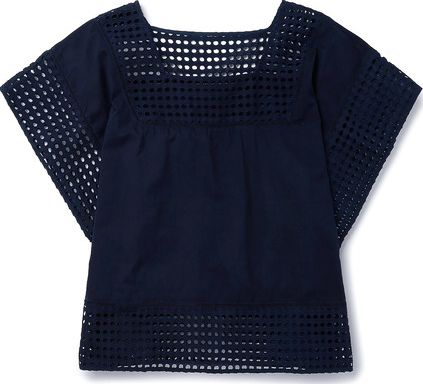 Boden, 1669[^]34984914 Broderie Cape Top Blue Boden, Blue 34984914