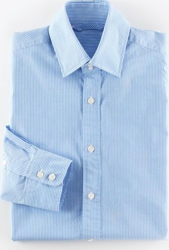 Boden, 1669[^]35024868 Burnaby Shirt Sky Blue Bengal Stripe Boden, Sky