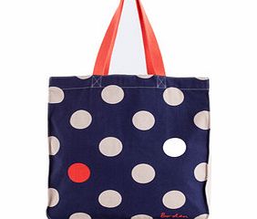 Canvas Shopper, Spot Print,Green 34228981