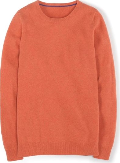 Boden, 1669[^]34720094 Cashmere Crew Neck Jumper Orange Boden, Orange